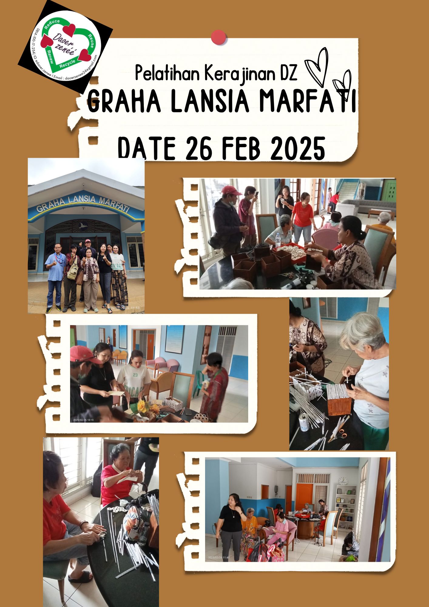 Pelatihan Dz di Graha Lansia Marfati