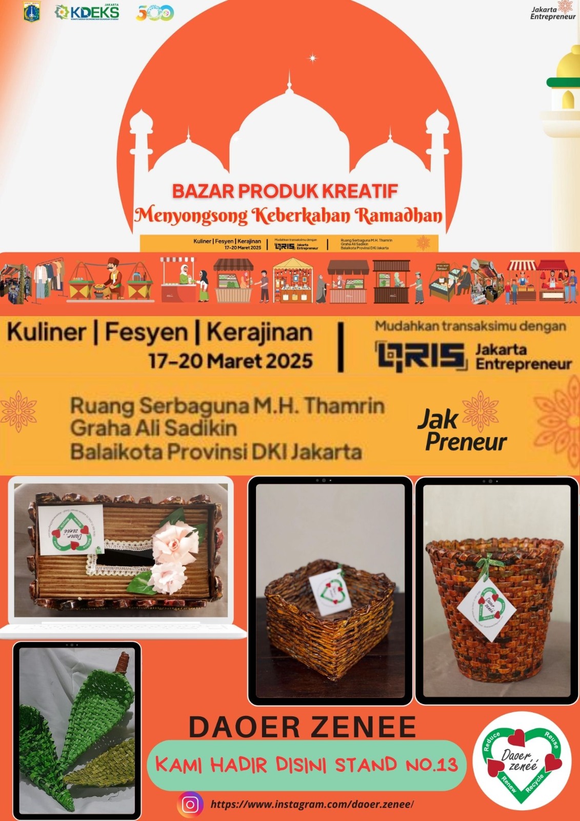 Bazar Product Kreatif - Menyongsong Keberkahan Ramadhan